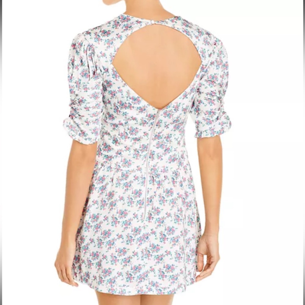 NWT For love and lemons Taggart floral print mini dress size M - Picture 5 of 13